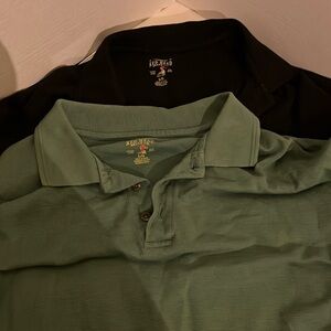 2- large red head collar shirts sku:D1